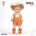 Large realistic cute soft baby doll, real life baby doll, with clothes, accessories, suitable for girls gifts, play house games, collections, birthday gifts