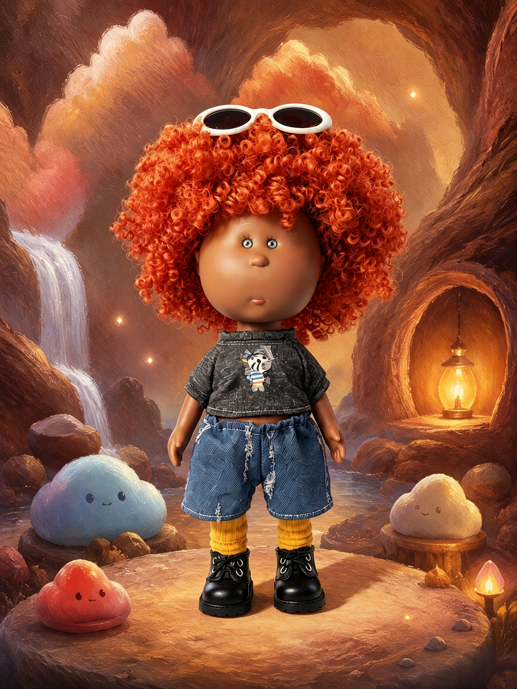Spanish 30cm Potato Doll "MIA" – DIY Trendy Dress-Up Toy (Holiday/Birthday Gift)
