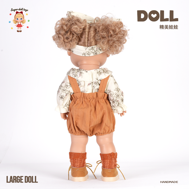Large realistic cute soft baby doll, real life baby doll, with clothes, accessories, suitable for girls gifts, play house games, collections, birthday gifts