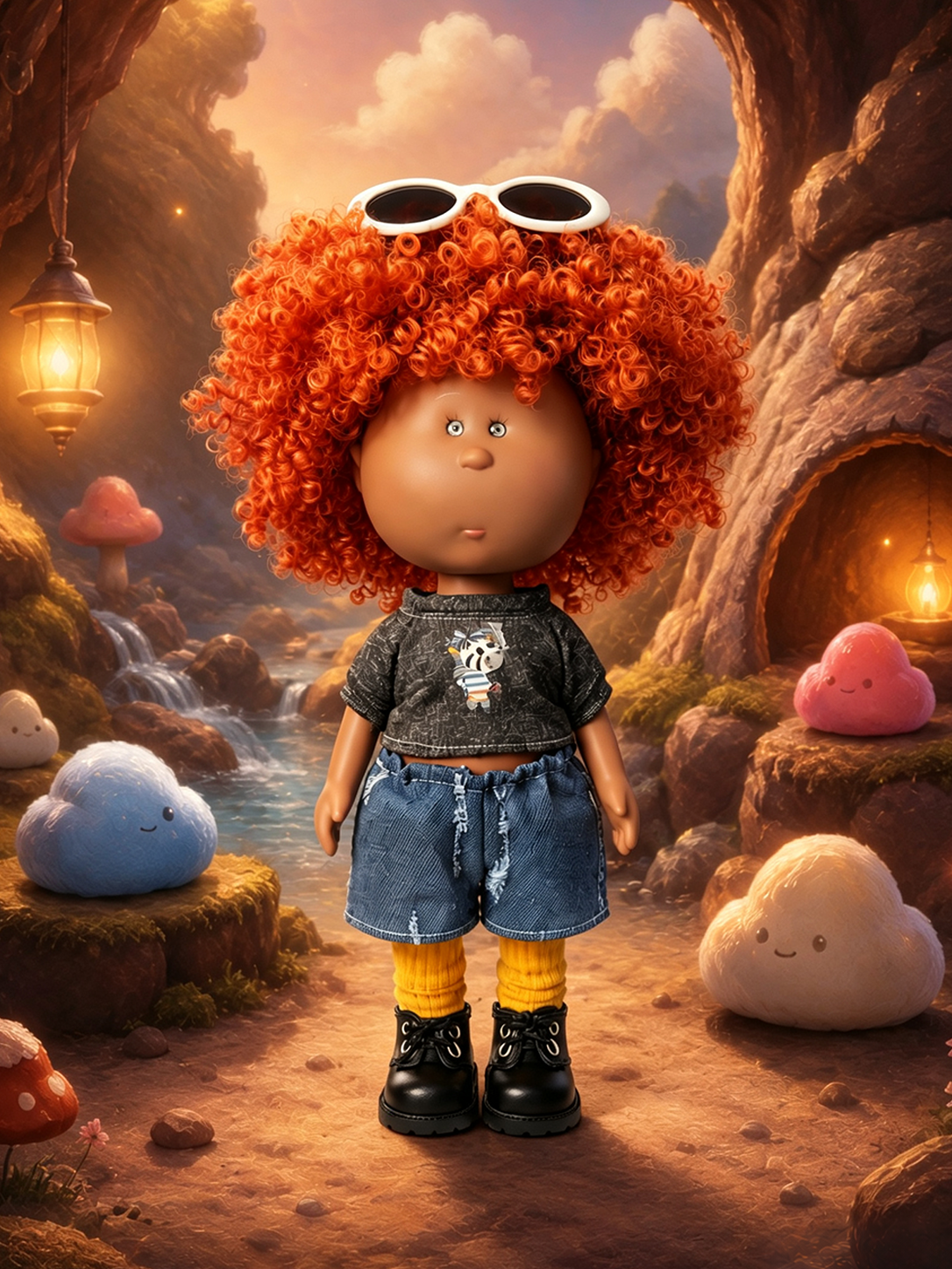 Spanish 30cm Potato Doll "MIA" – DIY Trendy Dress-Up Toy (Holiday/Birthday Gift)