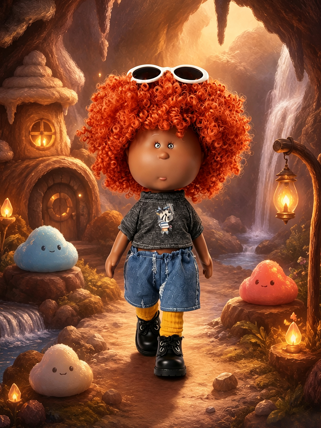 Spanish 30cm Potato Doll "MIA" – DIY Trendy Dress-Up Toy (Holiday/Birthday Gift)